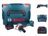 Bosch GWX 18V-10 Professionele accu haakse slijper 18 V 125 mm X-LOCK Brushless + 1x ProCORE oplaadbare accu 5,5 Ah + L-Boxx - zonder oplader