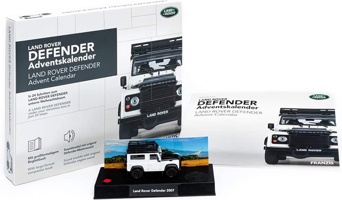 Franzis Adventkalender Land Rover Defender - Grijs - 24-delig