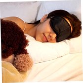 Bol.com Doodadeals® - Slaapmasker Kind – Mannen – Vrouwen – Voor Zijslapers – Slaapmakser – Sleep Mask – Nachtmasker – Bruin – 1... aanbieding