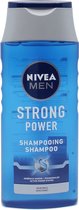 Nivea Men - Shampoo - Strong Power - 250ml