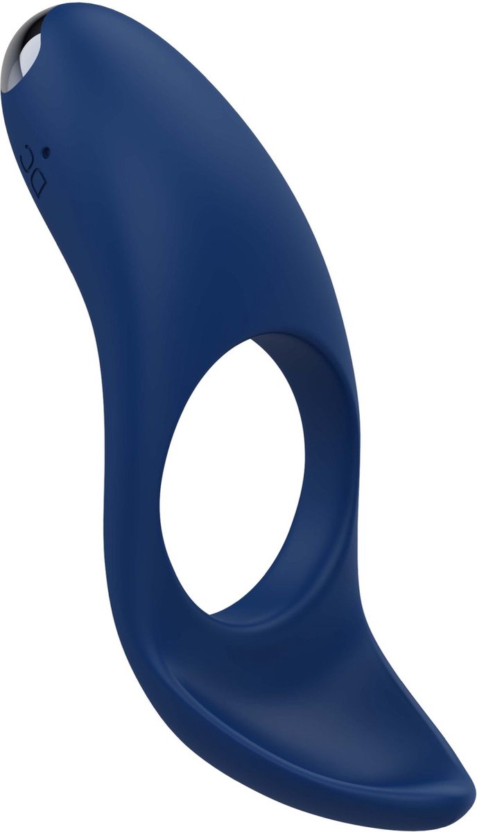 Goedkoopste Vibrerende cockring - Donkerblauw