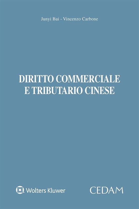 Diritto commerciale e tributario cinese - cover