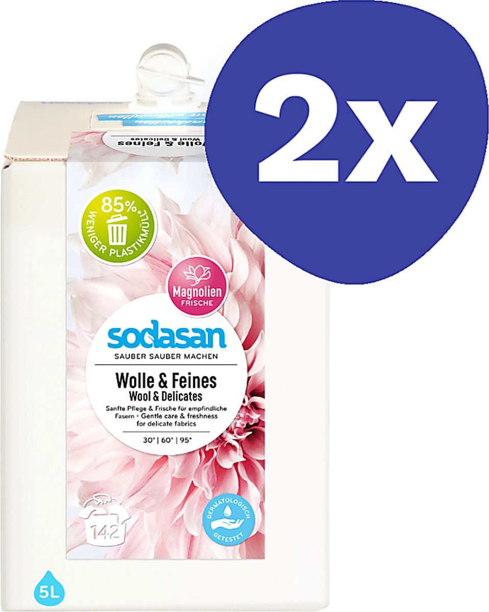 Goedkoopste Sodasan Wol & Fijnwasmiddel (2x 5L