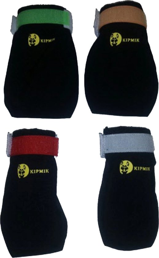 Axaeco Hondenschoentjes Kipmik Booties Cordura 500 set 4 stuks Maat L