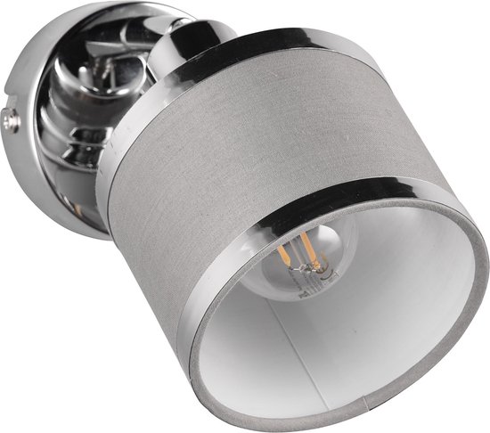 Foto: Led wandspot torna arona e14 fitting 1 lichts rond chroom metaal