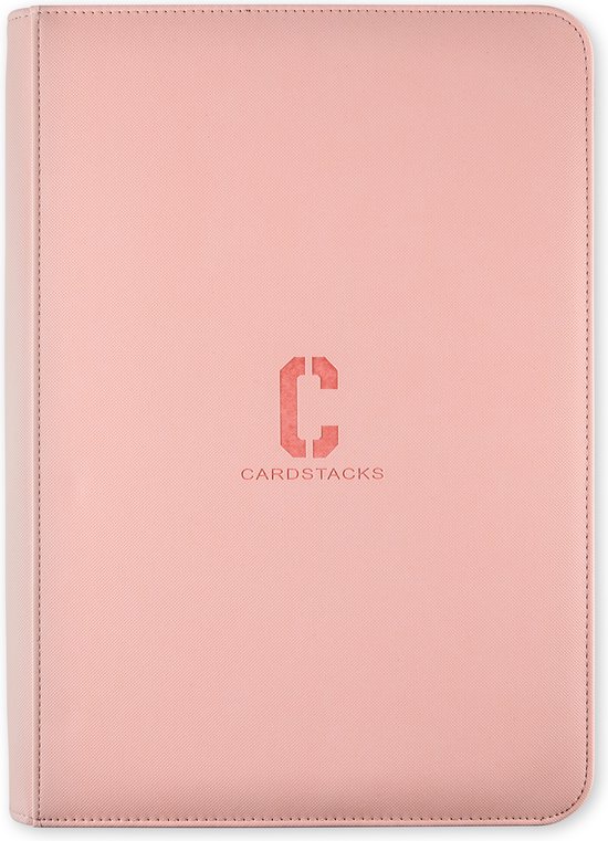 Cardstacks - Zippered Pro Binder 9 Pocket - Roze verzamelmap