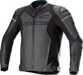 Alpinestars Gp Force Leather Jacket Airflow Black Black 46 - Maat - Jas