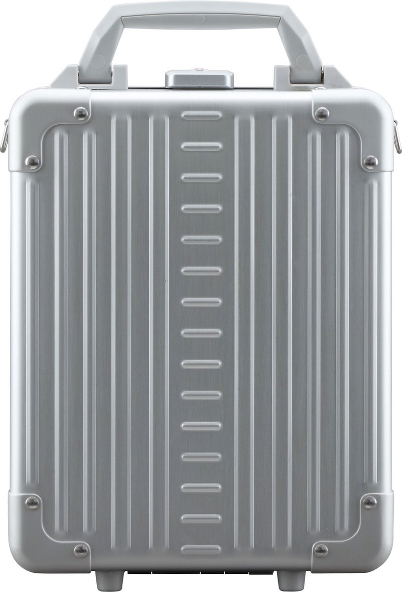 Aleon Aluminium Verticale aktetas 24 cm laptop compartiment - 35cm (14 duim) - platinum