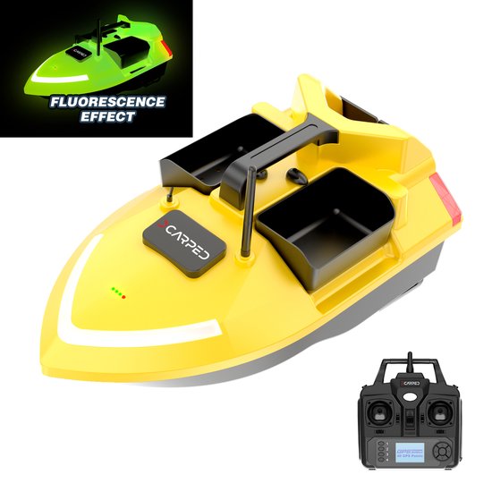 Carped voerboot met GPS Fluor — afbeelding 2