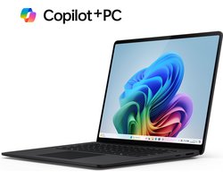 Microsoft Surface 7e Editie - Copilot+ Laptop - 15 inch Touchscreen - Snapdragon X Elite/16GB RAM/512GB SSD - Graphite Microsoft Surface 7e Editie - Copilot+ Laptop - 15 inch Touchscreen - Snapdragon X Elite/16GB RAM/512GB SSD - Graphite
