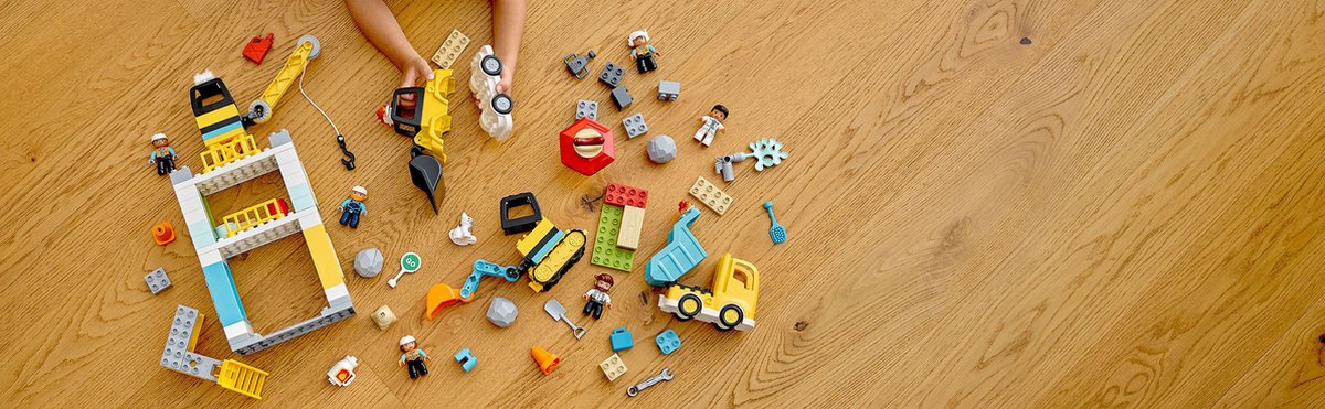 LEGO DUPLO Torenkraan & Bouwterrein 10933 — afbeelding 19