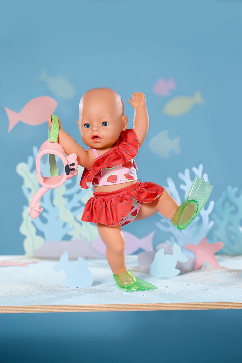 BABY born Snorkelset - Poppenkleding 43 cm — afbeelding 8