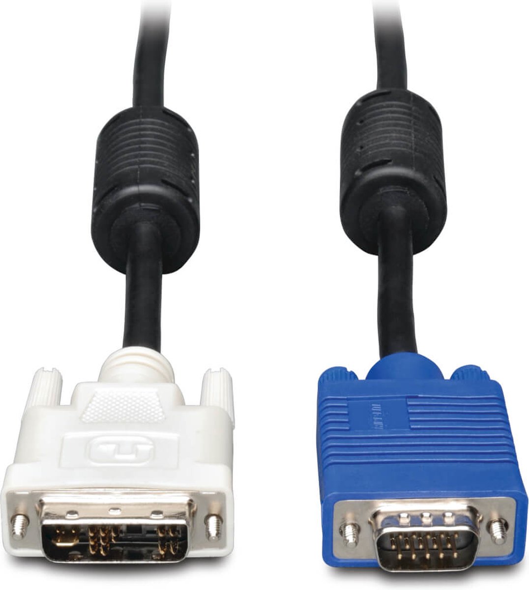 Tripp Lite DVI, VGA, 6-ft 1.83m DVI-A VGA (D-Sub) Zwart