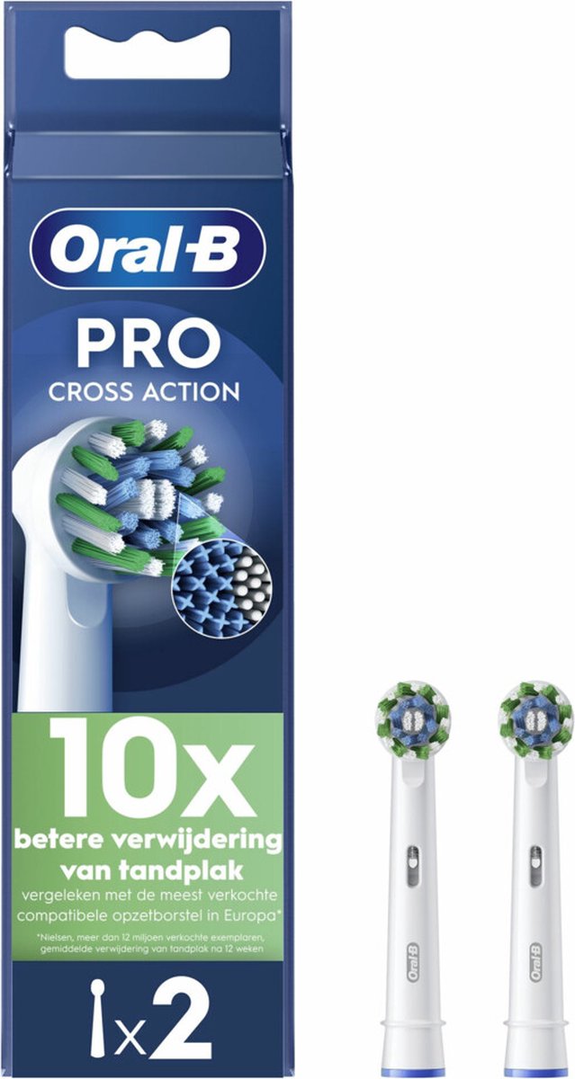 Oral-B Opzetborstels Pro Cross Action 2 stuks