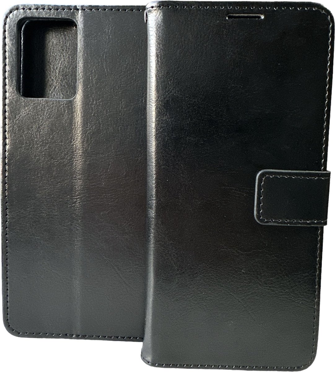 Bookcase Geschikt voor: Xiaomi Redmi Note 13 4G - Zwart - portemonnee hoesje - Book Cover