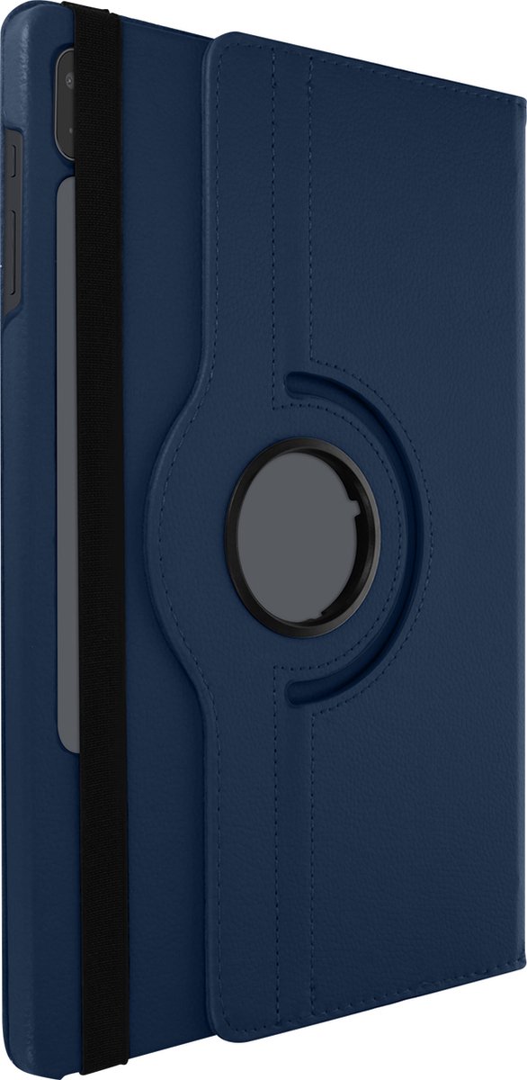 Geschikt voor Samsung Galaxy Tab S7 FE Flip Cover 360° Roterende Standaard blauw