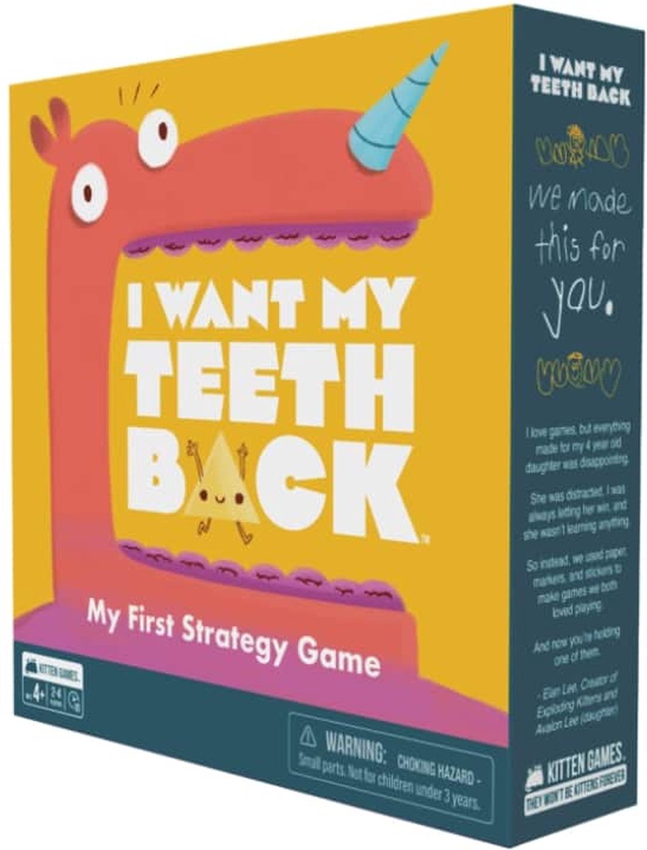 I want my Teeth Back - Kaartspel (ENG)