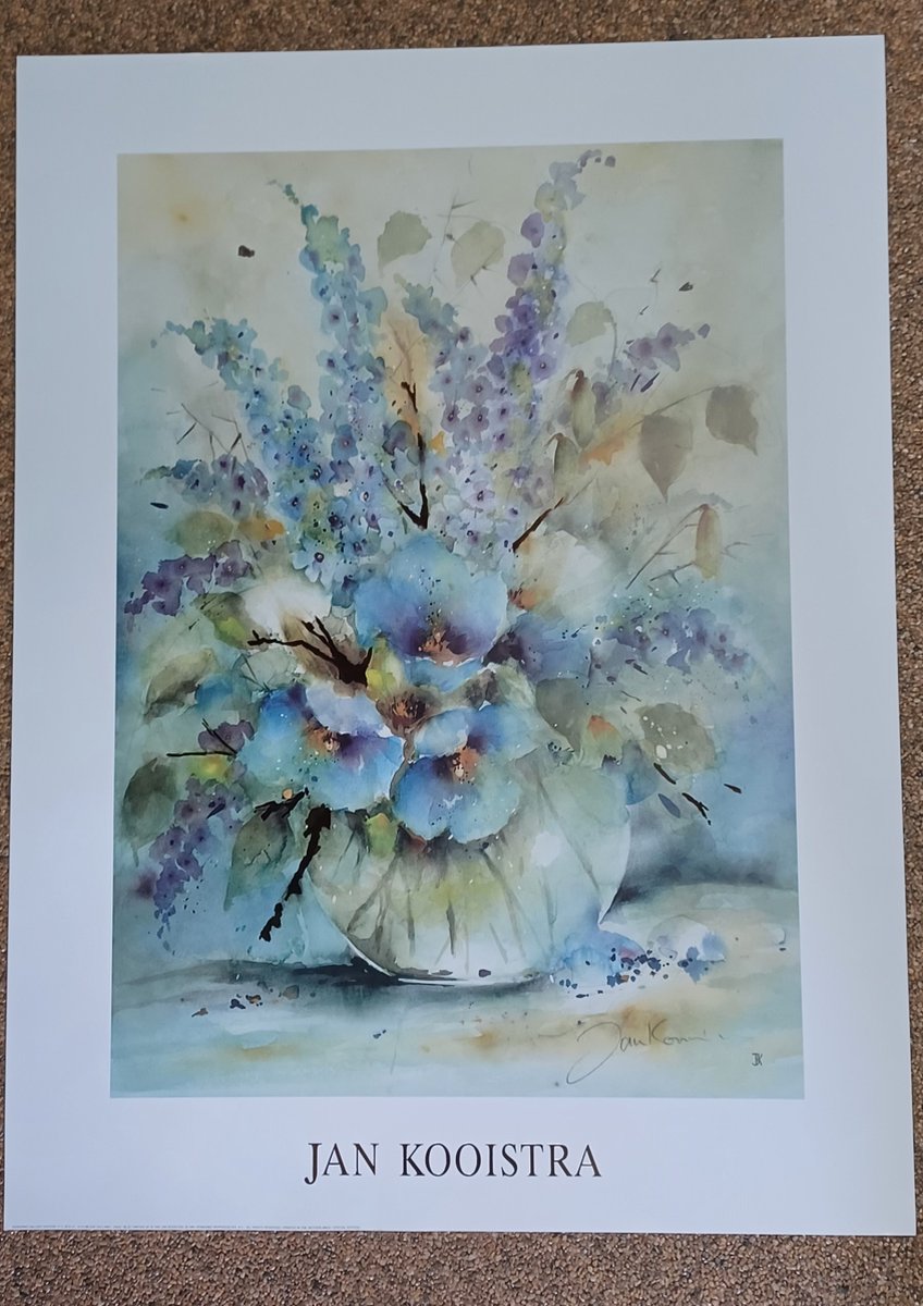 poster Jan Kooistra - Blue Fantasy 60 x 80 cm