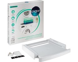 Wasmachine verhoger - universeel verbindingsframe - legplank - alle merken - 60x60cm Wasmachine verhoger