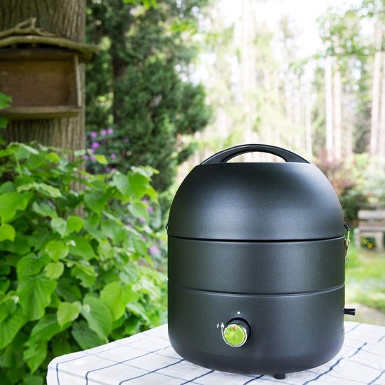 Tafelgrill compact - gasgrill met roestvrijstalen brander voor BBQ en camping — afbeelding 3