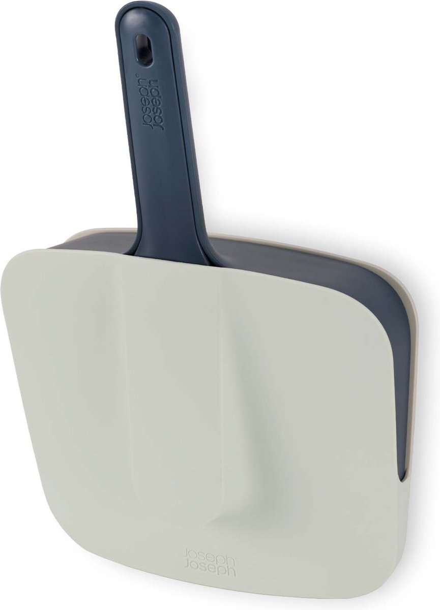 Goedkoopste Joseph Joseph - CleanStore Handveger en Blik met Muurbevestiging - Polypropyleen - Blauw