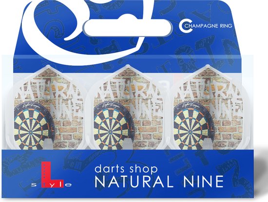 L-Style Champagne L1 Standard N9 Nine Street - Dart Flights van Merkloos — afbeelding 2