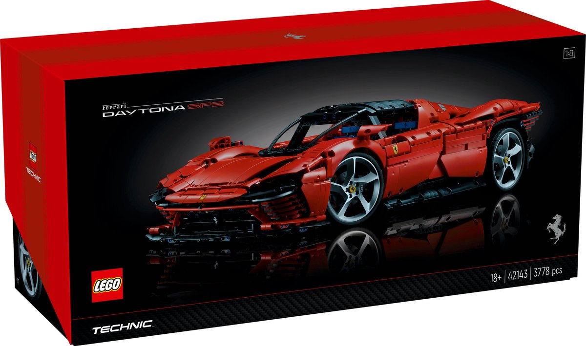 LEGO Technic Ferrari Daytona SP3 Raceauto Collectible voor Volwassenen - 42143 — afbeelding 7
