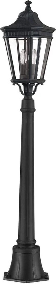 Feiss LED Tuin Pilaar Cotswold Lane | 2X E14 Max 60W | IP44 (Outdoor) | Black