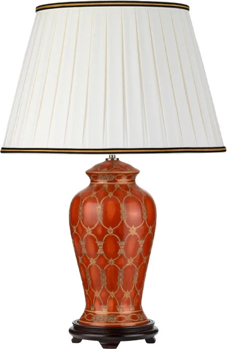 Designer's Lightbox LED Tafellamp Datai | 1X E27 Max 60W | Terracotta and Gold