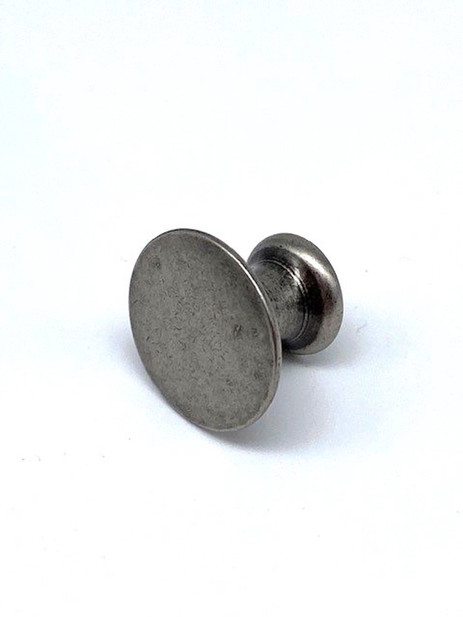 Knop Nikkel rond 16mm