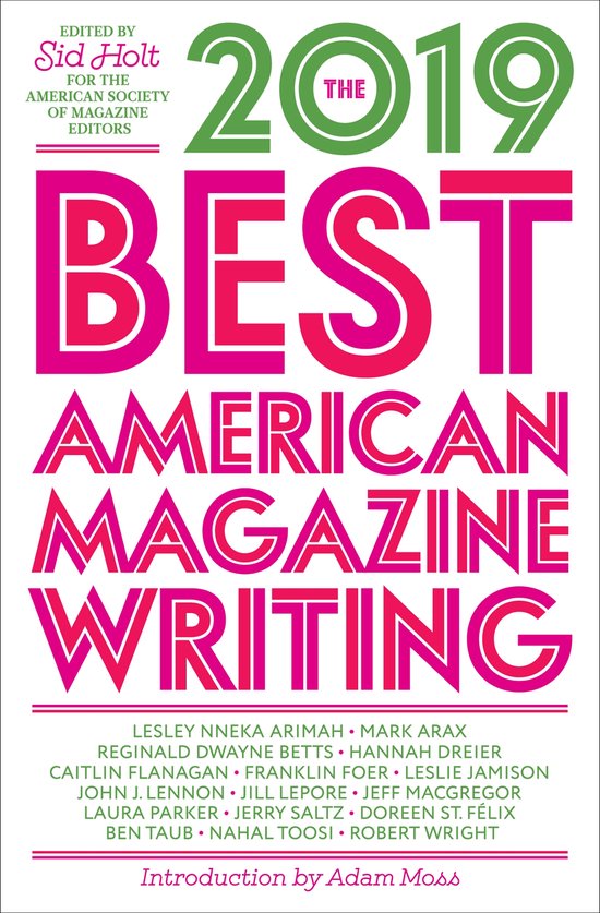 The Best American Magazine Writing 2019 - cover