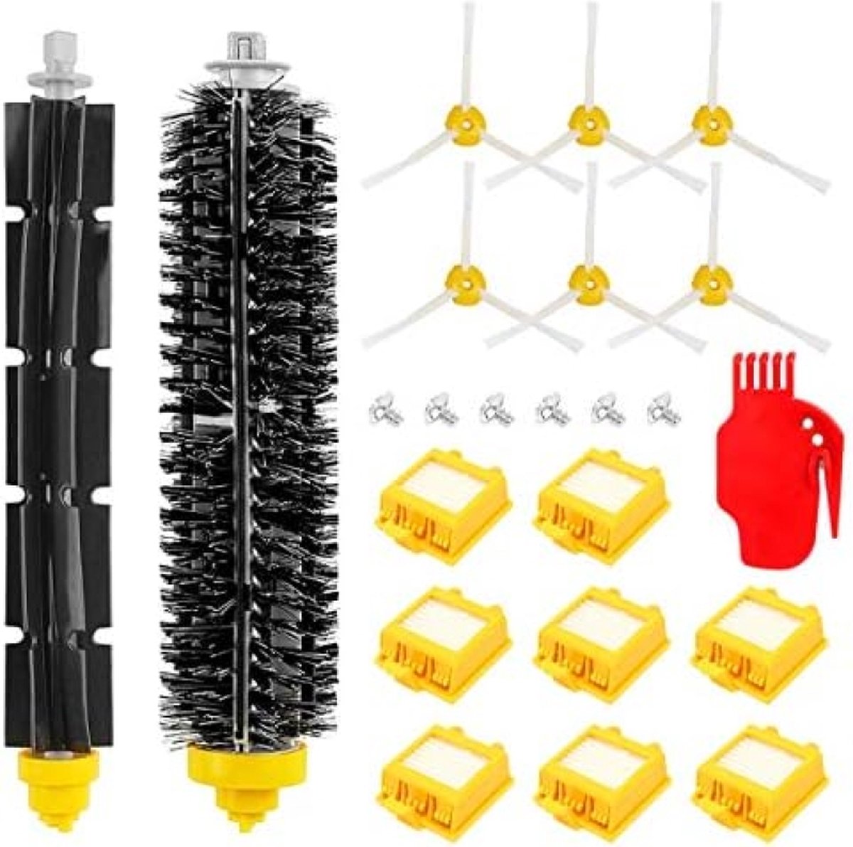 Reserveonderdelen, accessoires, voor iRobot Roomba 790/782/780/776/774/772/770/760/700 serie, borstels, filters, 23-delig