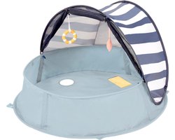 Baby Zwembad Aquani Speelnest Anti-UV FPS 50+ Marinière met Glijbaan Baby Zwembad