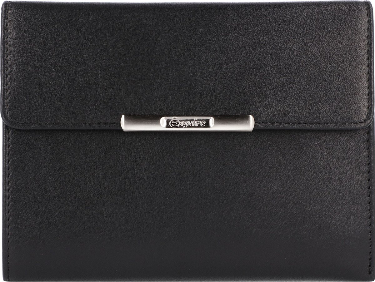 Esquire Helena Portemonnee RFID Leer 14 cm - Dames - Horizontaal - schwarz