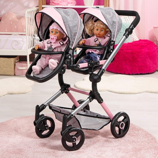 Bayer Design Zwillings-Puppenwagen Xeo Twin grün/sterne ab 70,10
