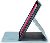 CaseMania Bookcase hoesje geschikt voor iPad Air 10.9 (5e gen)/Air 4 2020 - Effen Aqua - Kunstleer