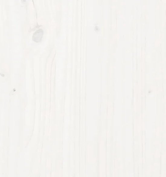 vidaXL - Seniorenbed - met - hoofdbord - massief - hout - wit