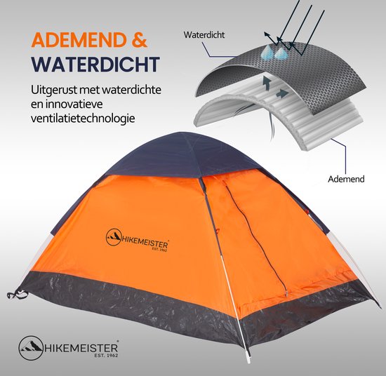 Hikemeister Dance Pop Up Tent - 2 persoons - 200 x 120 x 100 CM