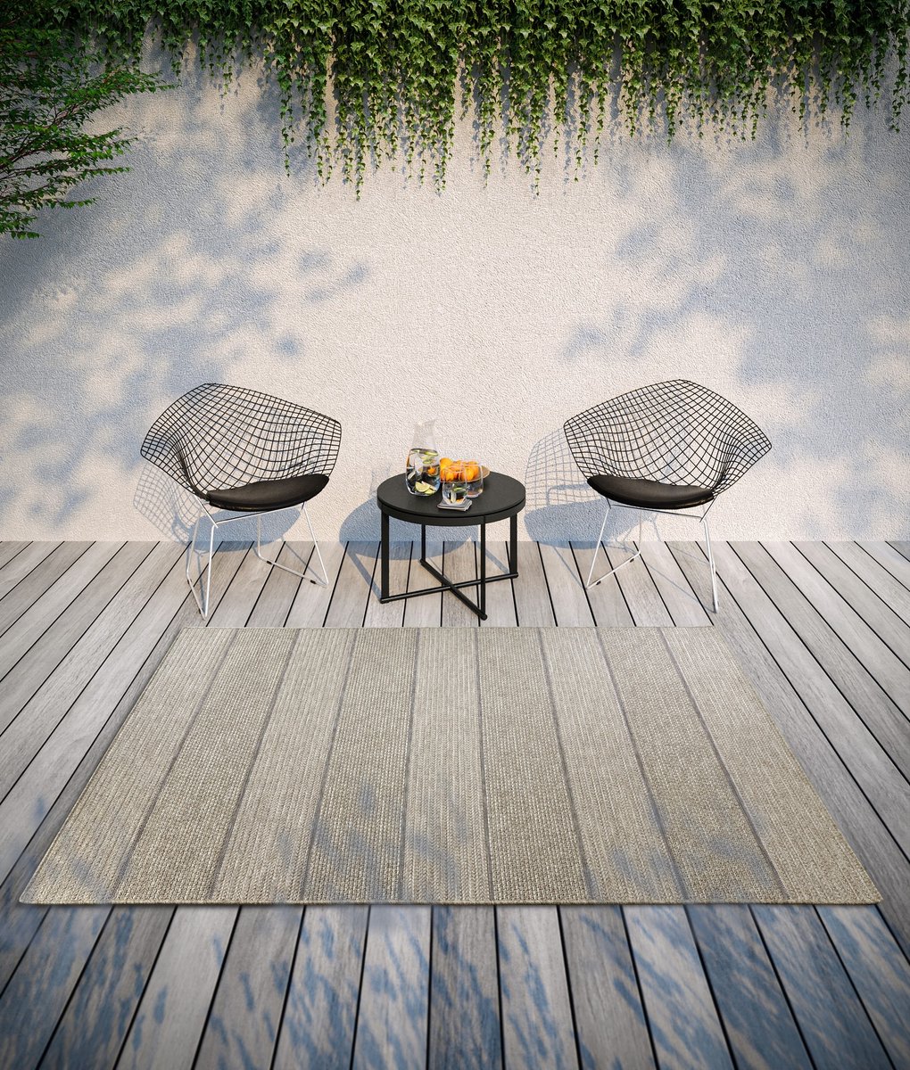 Flycarpets Villeroy & Boch - Binnen- en Buitenkleed - Isabella - Naturel / Bruin - 190x290 cm