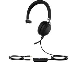 Yealink UH38 Mono Teams Headset Bedraad en draadloos Hoofdband Kantoor/callcenter Bluetooth Zwart