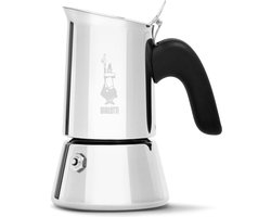 Bialetti Venus Moka Express Zwart, Roestvrijstaal