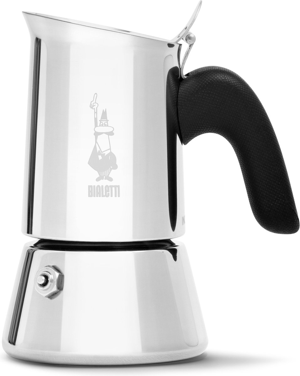 Bialetti Venus Moka Express Zwart, Roestvrijstaal