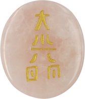 Roze kwarts Dai-Koo-Myo reiki steen
