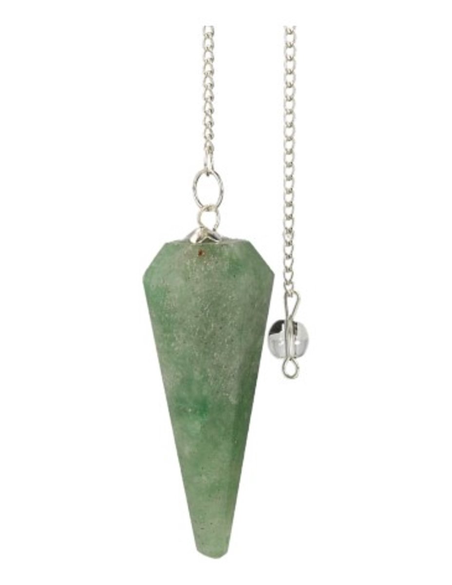 Aventurijn groen pendel facet