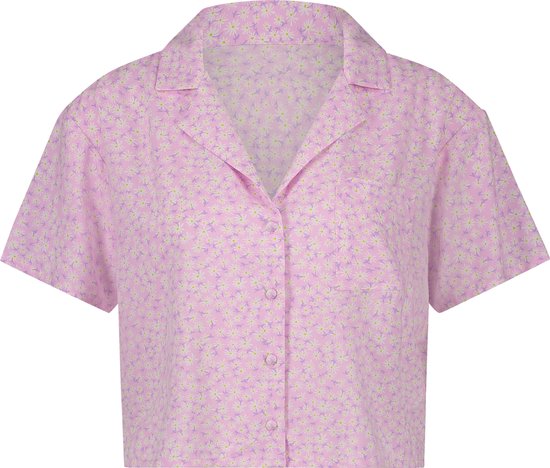 Hunkemöller Dames Nachtmode Pyjama top Springbreakers - Roze - maat S