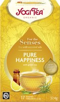 Yogi Tea For the Senses Pure Happiness Bio aux huiles essentielles - Pack économique : 6 packs de 17 sachets