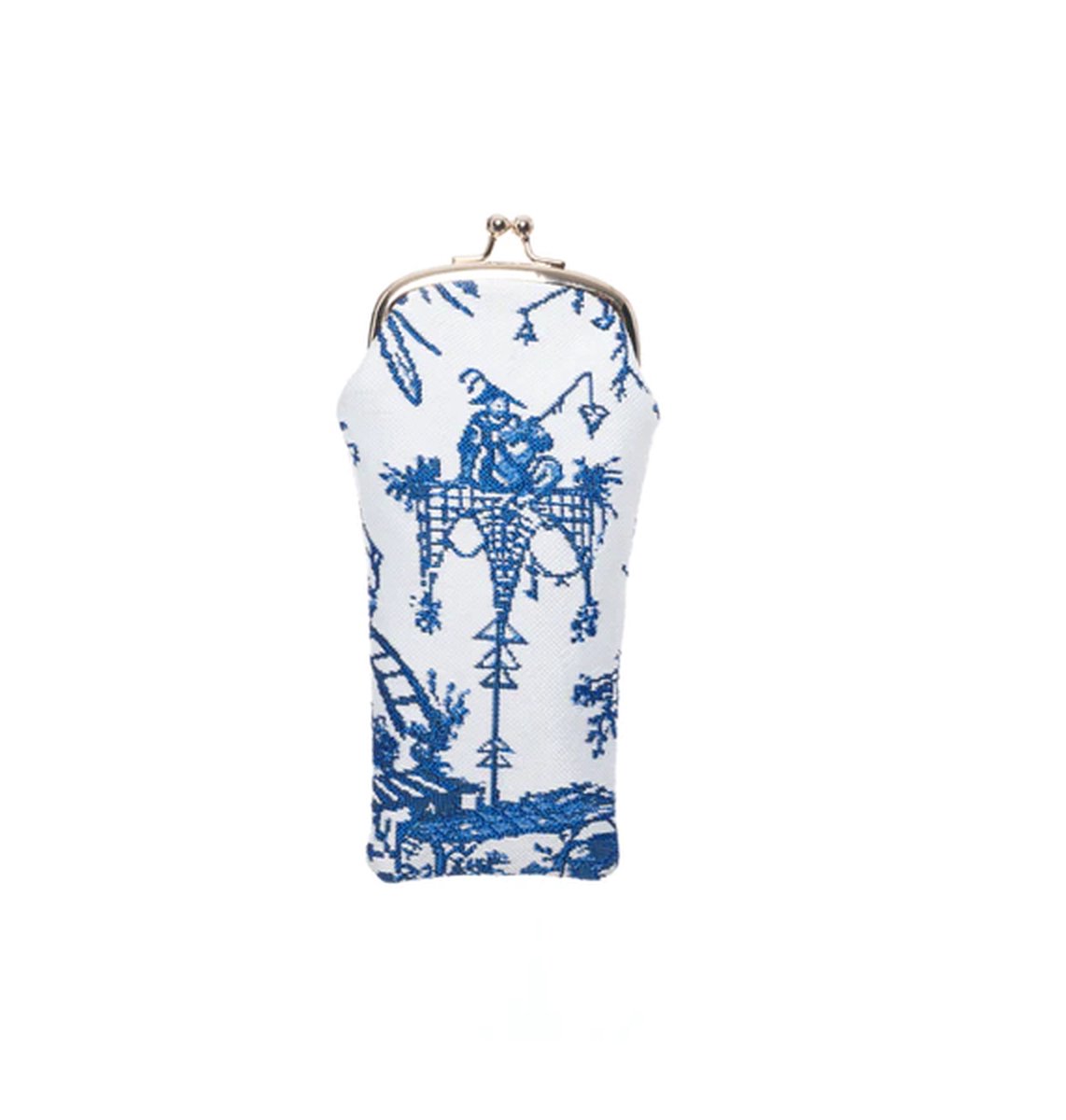Brillenhouder - Brillenkoker - Chinoiserie - Blue - Blauw