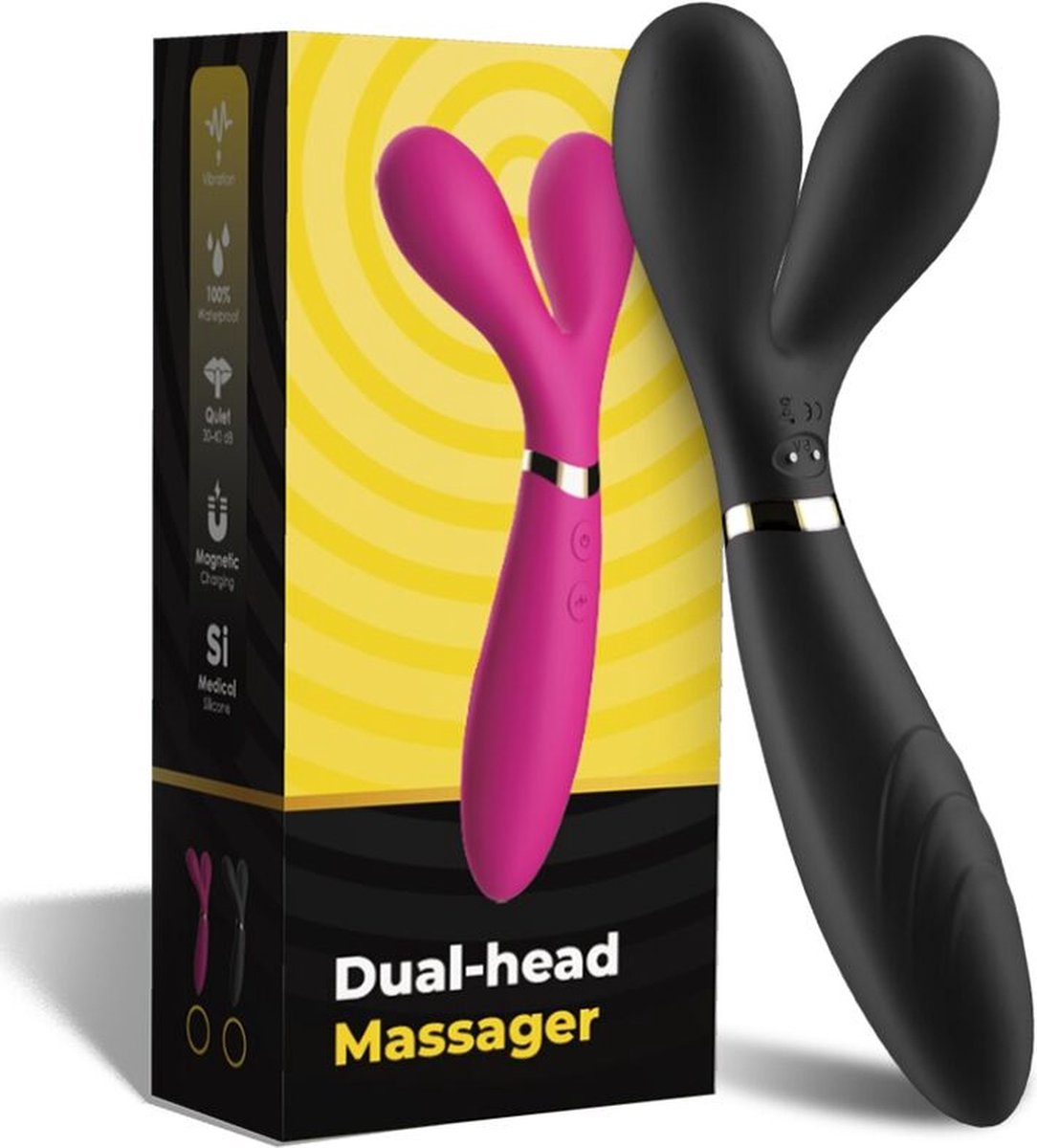 Goedkoopste ARMONY - Y-WAND MASSAGER & VIBRATOR DOUBLE HEAD BLACK | MASSAGER | SEKSSPEELTJES VOOR KOPPELS | UNISEX MASSAGER | SEX TOYS VOOR KOPPELS | SEKSSPEELTJES VOOR VROUW | SEX TOYS VOOR VROUW | SEX TOYS | SEKSSPEELTJES |