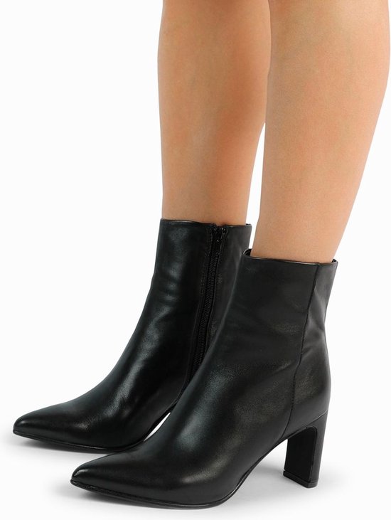 Manfield zwarte laarsjes hotsell