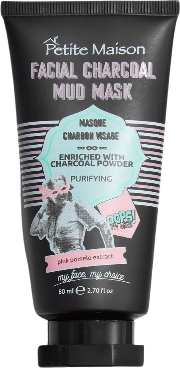 Goedkoopste Petite Maison - Charcoal Mud Mask - 80ml